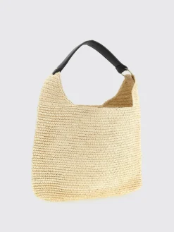 Borsa Cristiana Maison Michel in rafia