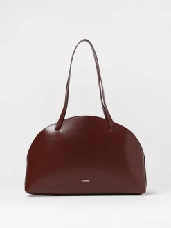 Borsa Curve Jil Sander in pelle palmellata