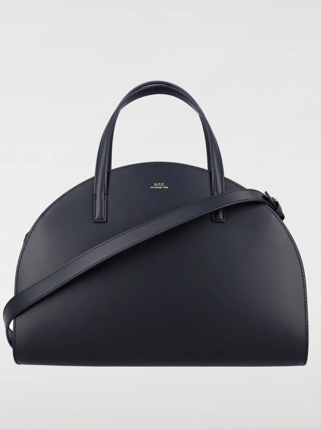 Borsa Demi-Lune Tote A.P.C. in pelle