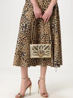 Borsa Devotion Dolce & Gabbana in nappa mordorè matelassè