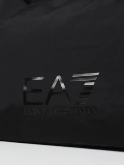 Borsa EA7 in nylon con stampa logo