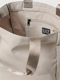 Borsa EA7 in nylon con stampa logo