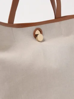 Borsa Eclissi Fabiana Filippi in cotone e lino