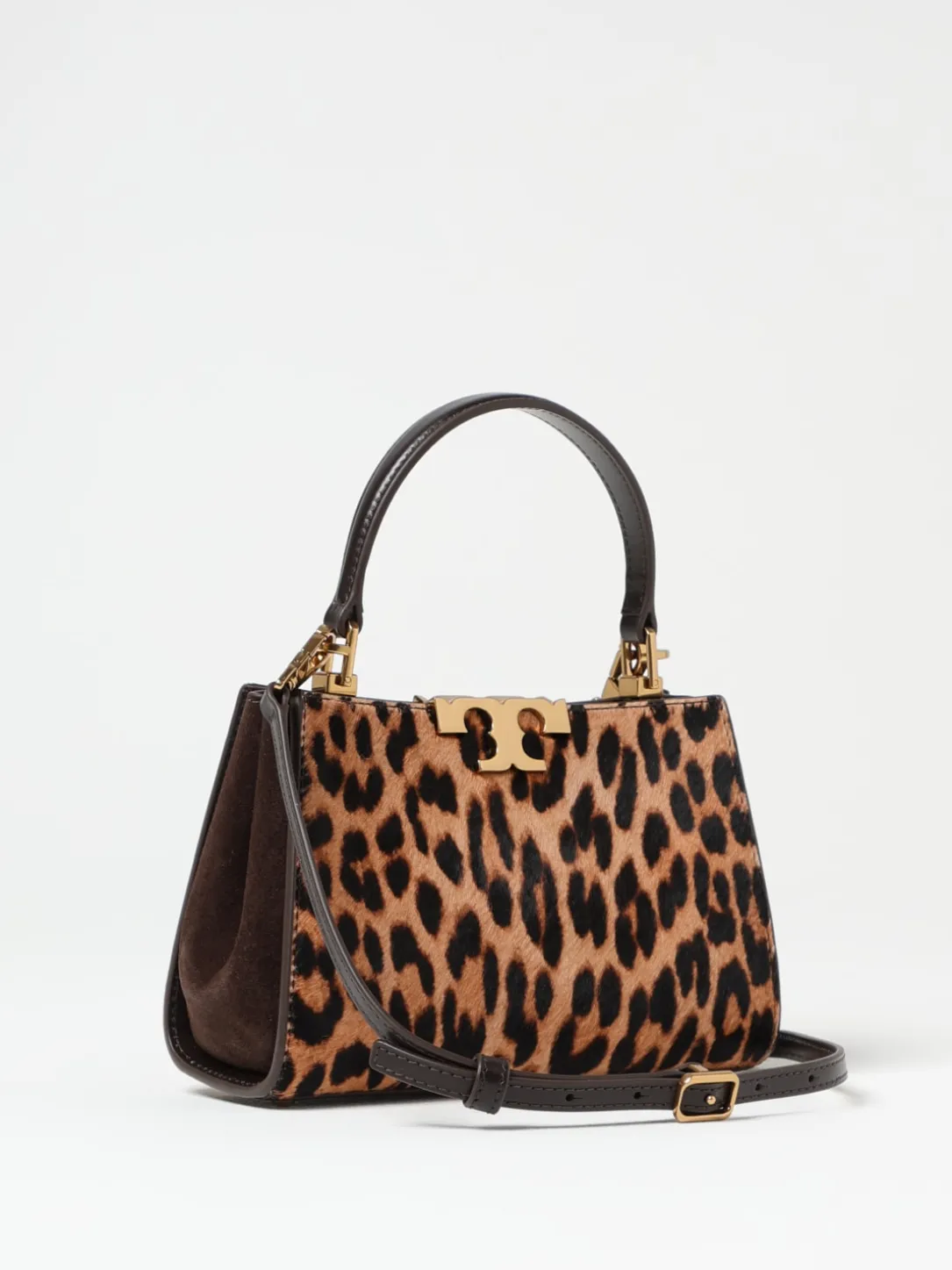 Borsa Eleanor Mini Tory Burch in pelle e cavallino animalier