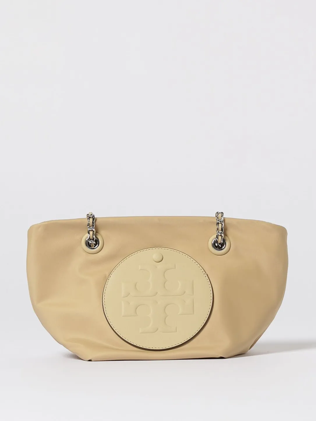 Borsa Ella Small Tory Burch in nylon riciclato e pelle bio-based