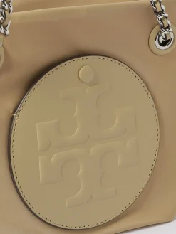 Borsa Ella Small Tory Burch in nylon riciclato e pelle bio-based