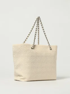 Borsa Ella Terry Tory Burch in spugna con monogram jacquard