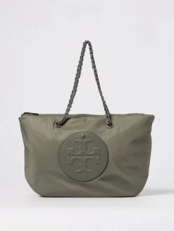 Borsa Ella Tory Burch in nylon riciclato e pelle bio-based