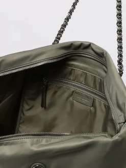 Borsa Ella Tory Burch in nylon riciclato e pelle bio-based