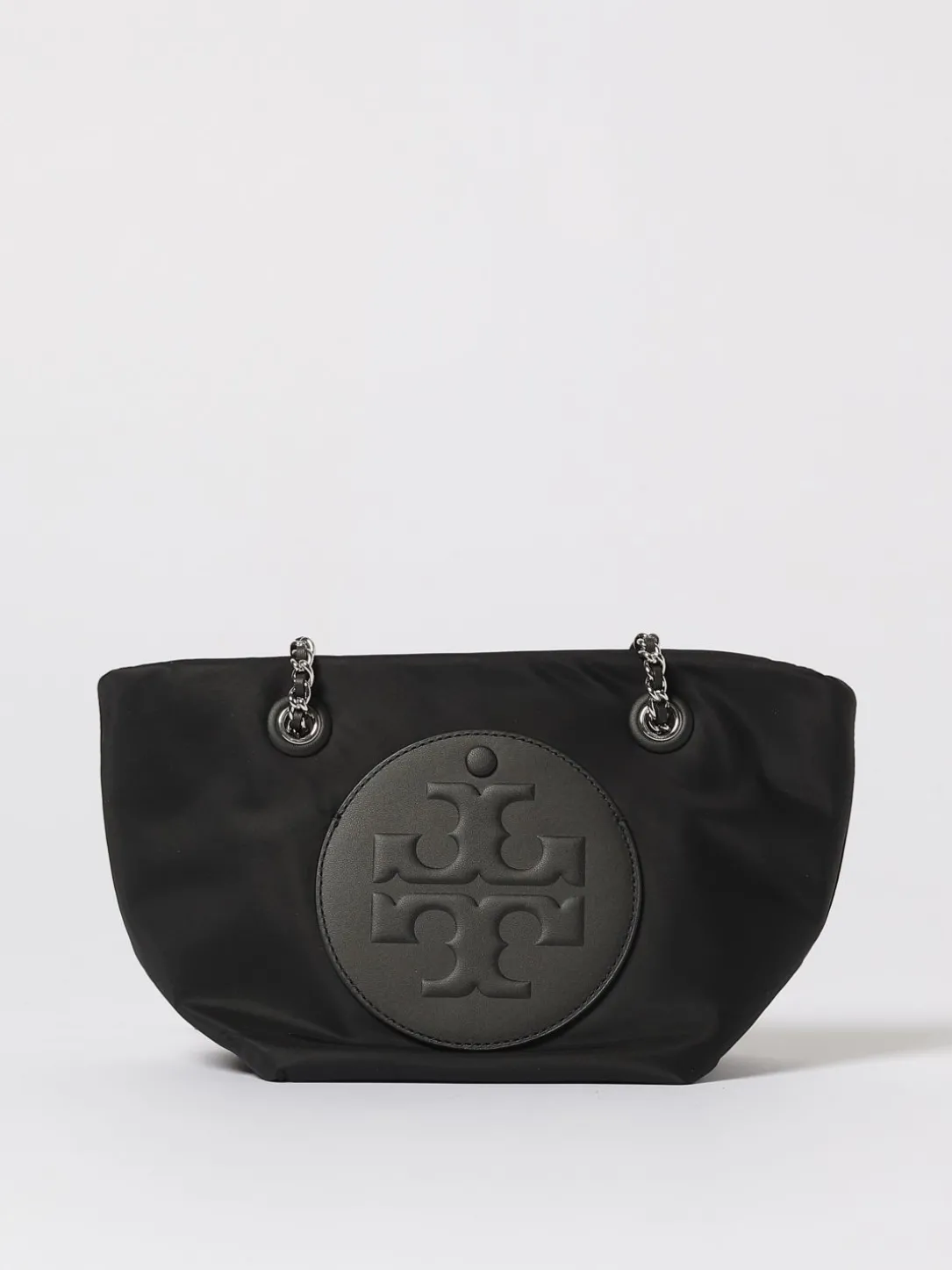 Borsa Ella Tory Burch in nylon riciclato e pelle bio-based