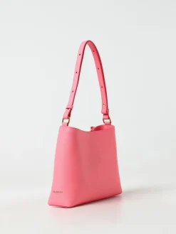 Borsa Emblema Balmain in pelle a grana