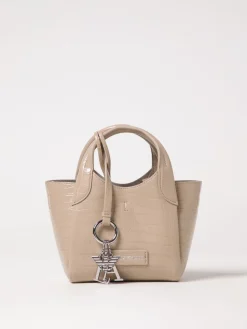 Borsa Emporio Armani in pelle sintetica stampa cocco