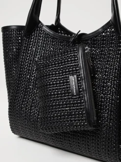 Borsa Emporio Armani in pelle sintetica intrecciata