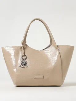 Borsa Emporio Armani in pelle sintetica stampa cocco