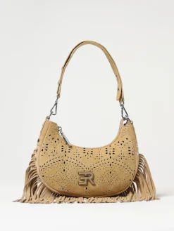 Borsa Ermanno Scervino in canvas traforata