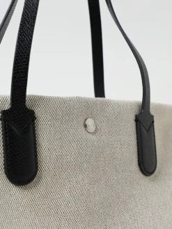 Borsa Essential L Tote Longchamp in canvas e pelle