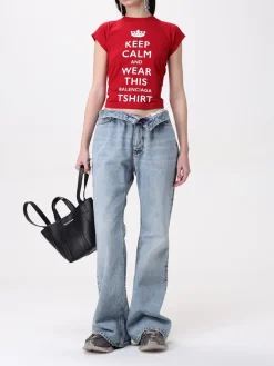 Borsa Everyday XS North-South Balenciaga in pelle a grana