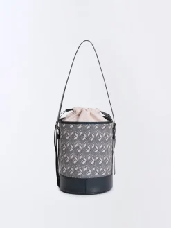 Borsa Fabiana Filippi in cavas jacquard e pelle