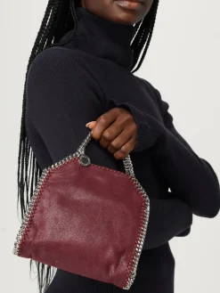 Borsa Falabella Micro Stella McCartney in camoscio sintetico cracklè