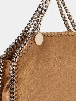 Borsa Falabella Mini Stella McCartney in camoscio sintetico cracklè