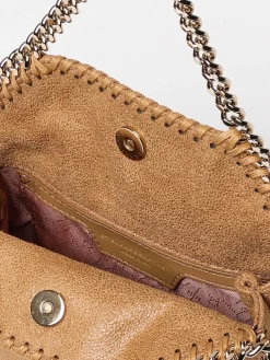 Borsa Falabella Mini Stella McCartney in camoscio sintetico cracklè