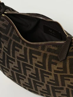 Borsa Fendigraphy Mini Fendi in tessuto con monogram FF jacquard