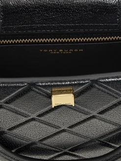 Borsa Fleming East-West Tory Burch in pelle a grana diamantata