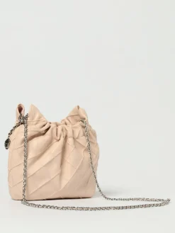 Borsa Fleming Mini Tory Burch in pelle con motivo a diamante