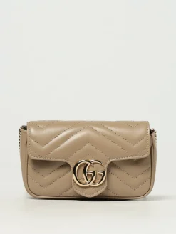 Borsa GG Marmont Gucci in pelle chevron matelassè