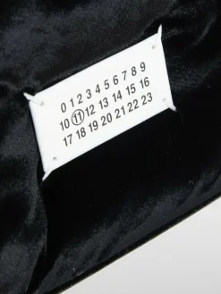Borsa Glam Slam Small Maison Margiela in velluto capitonnè
