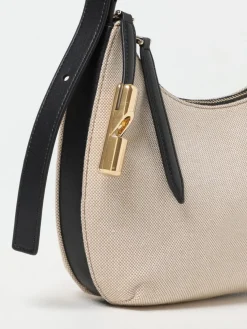 Borsa Goccia Furla in canvas e pelle