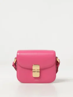 Borsa Grace A.P.C. in pelle con logo