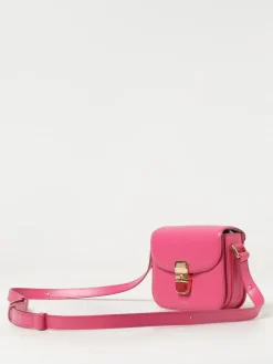 Borsa Grace A.P.C. in pelle con logo