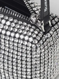 Borsa Heiress Alexander Wang in raso strass all over
