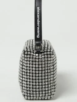 Borsa Heiress Alexander Wang in tessuto con strass