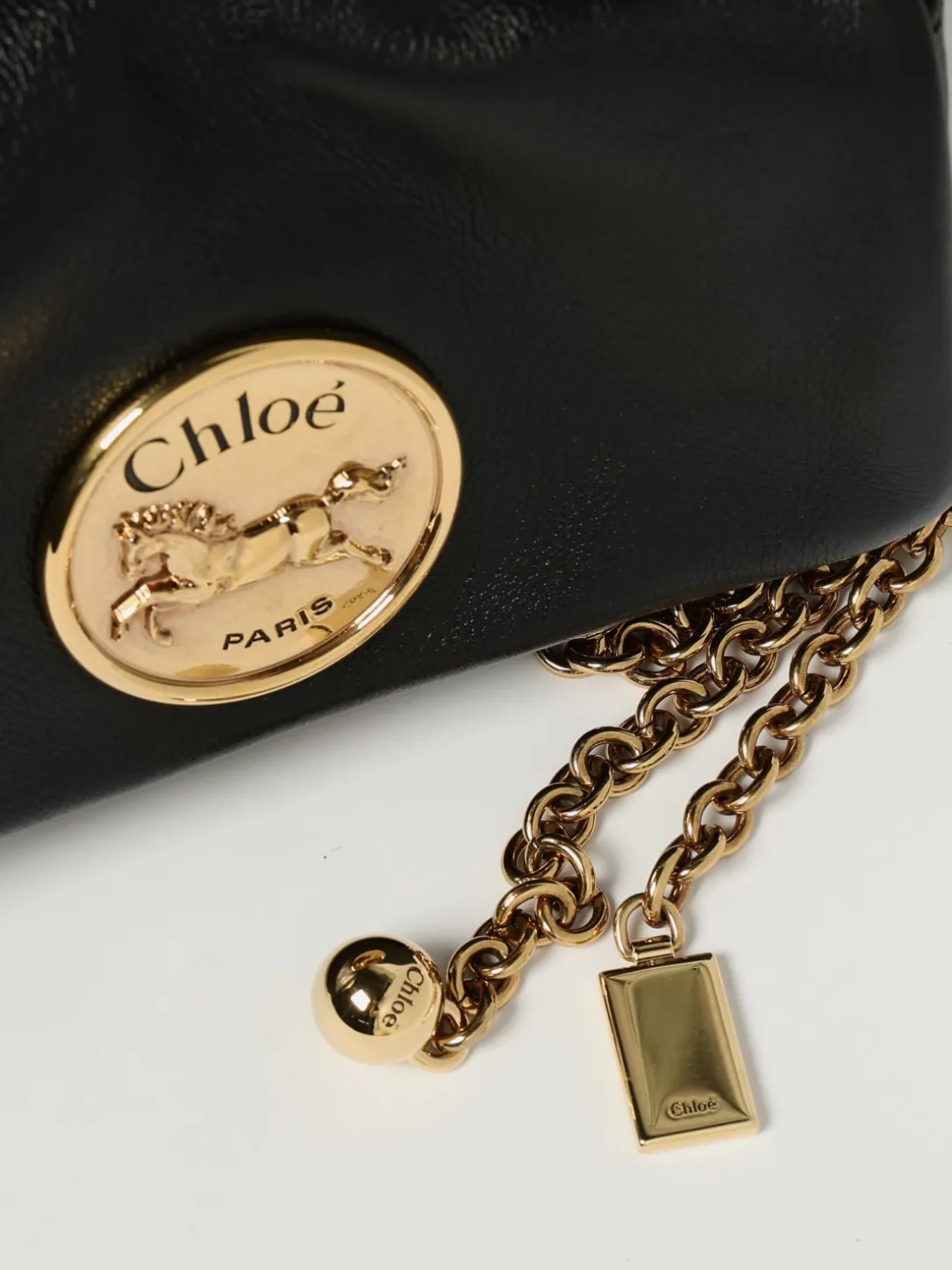 Borsa Heritage Chloé in pelle a grana