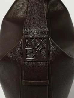 Borsa Hobo in pelle sintetica a grana Armani Exchange