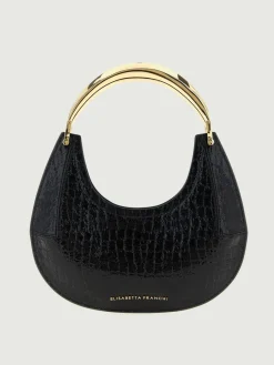 Borsa Hobo piccola con manico gioiello Elisabetta Franchi