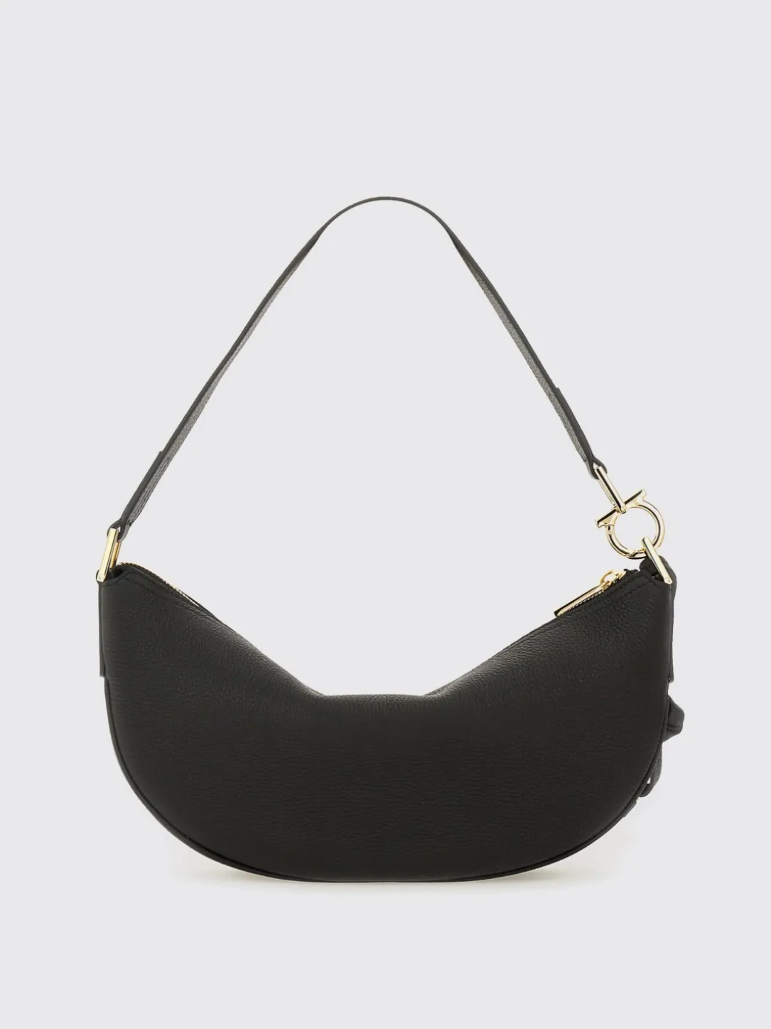 Borsa Hobo S Ferragamo in pelle a grana