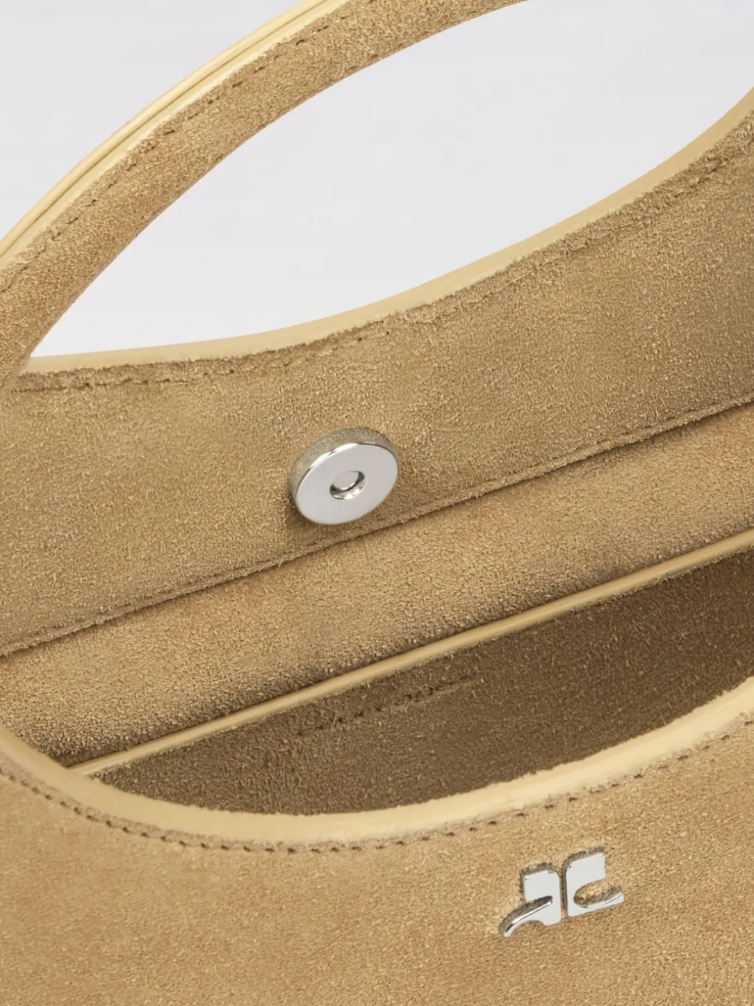 Borsa Holy Courrèges in camoscio