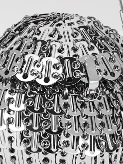 Borsa Iconic 1969 Rabanne in maglia di metallo