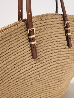 Borsa Isa Michael Kors in rafia crochet