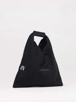 Borsa Japanese MM6 Maison Margiela in cotone con stampa logo