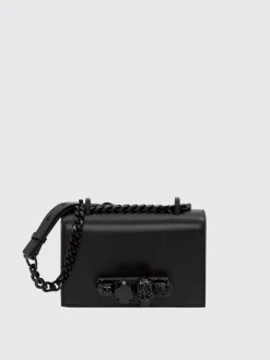 Borsa Jewelled McQueen in pelle