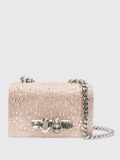Borsa Jewelled McQueen in pelle