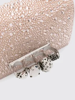 Borsa Jewelled McQueen in pelle