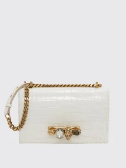 Borsa Jewelled McQueen in pelle