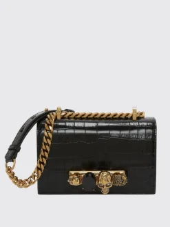 Borsa Jewelled McQueen in pelle