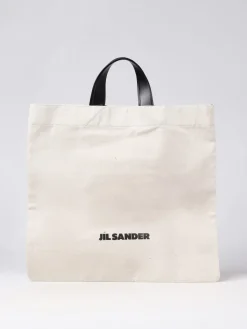 Borsa Jil Sander in canvas di cotone e lino