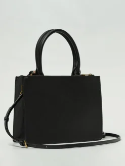 Borsa Just Cavalli in pelle sintetica saffiano con foulard animalier